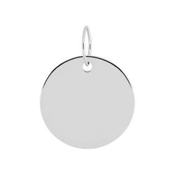 Colgante Oro Blanco 18Kts Argyor MRM (18)V7G Placa En Brillo