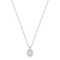 Colgante Oro Blanco 9Kts (9)9KLGD127W Diamantes Laboratorio 0,30ct