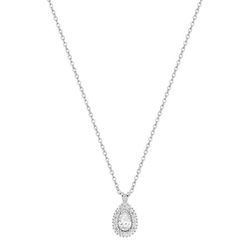 Colgante Oro Blanco 9Kts (9)9KLGD130W Diamantes Laboratorio 0,29ct