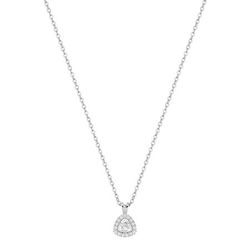 Colgante Oro Blanco 9Kts (9)9KLGD190W Diamantes Laboratorio 0,13ct