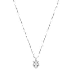 Colgante Oro Blanco 9Kts (9)9KLGD206W Diamantes Laboratorio 0,23ct