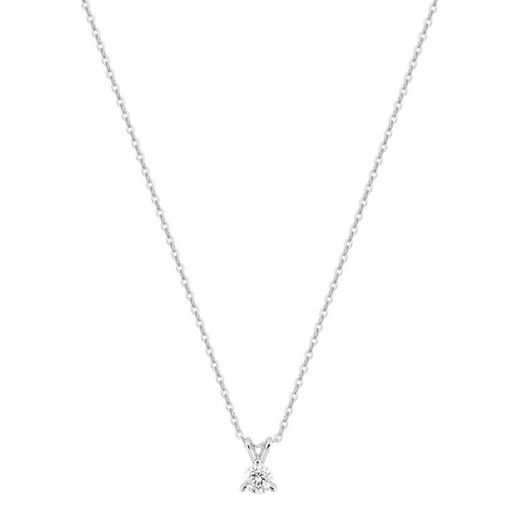 9k White Gold Pendant Argyor-MRM (9)9KLGD061W Diamond F-VS SYNT 0.15CT