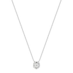 Colgante Oro Blanco 9kts Argyor MRM (9)9KLGD227W Diamante Laboratorio 0,26ct