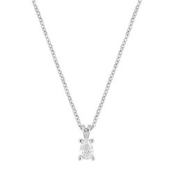 Colgante Oro Blanco 9Kts Argyor Mujer (9)9KLGD234W Diamantes Laboratorio 0,19ct SYN F-VS