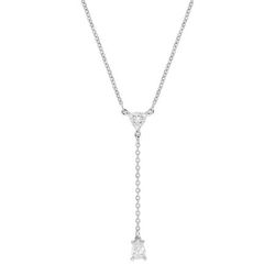 Colgante Oro Blanco 9Kts Argyor Mujer (9)9KLGD247W Diamantes Laboratorio 0,35ct SYN F-VS