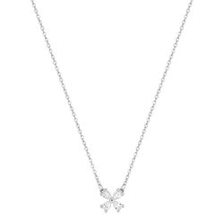 Colgante Oro Blanco 9Kts Argyor Mujer (9)9KLGD280W Diamantes Laboratorio 0,20ct SYN F-VS