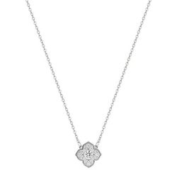 Colgante Oro Blanco 9Kts Argyor Mujer (9)9KLGD281W Diamantes Laboratorio 0,18ct SYN F-VS
