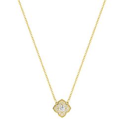 Colgante Oro Blanco 9Kts Argyor Mujer (9)9KLGD281Y Diamantes Laboratorio 0,18ct SYN F-VS