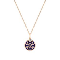 Colgante Oro Rosa 18kts (18)3.5509.24 Chance 4.00 Lapislázuli 0.10ct GH SI Diamantes