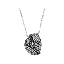 Colgante Paladio Negro Liska Mujer AKM003CL-N Circonitas