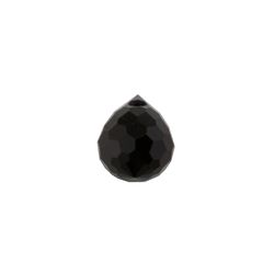 Colgante Piedra Mineral Mujer 6x8mm CHM0016MIOX Lagrima Onix Negro