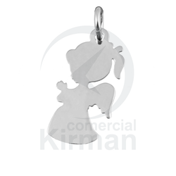 Colgante Plata 072281 Angel Niña 9x17mm