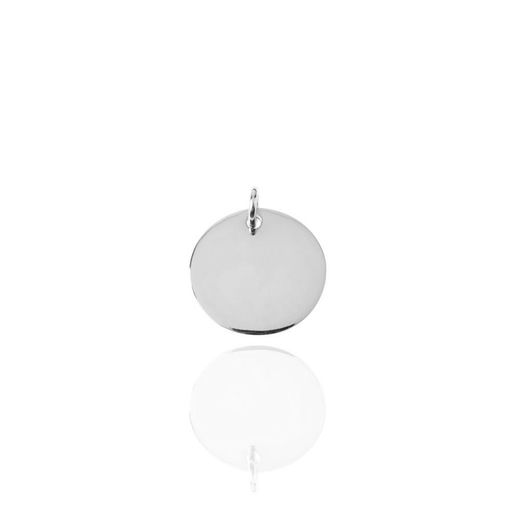 Pingente de Prata 15mm Folha CGL0078PLXX15