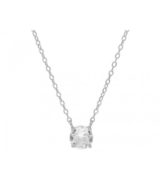 Pendentif Liska pour femme en argent 5 mm, zircone LAD4603CL-5