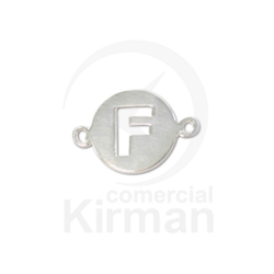 Colgante Plata 72147 Entrepieza Letra F 16,0mm