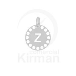 Colgante Plata 72255 Troquelado Letra Z 14mm