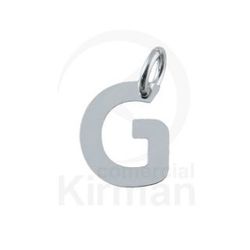Colgante Plata 72263 Letra G 6,4mm x 8mm