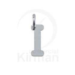 Colgante Plata 72265 Letra I 1,5mm x 8mm