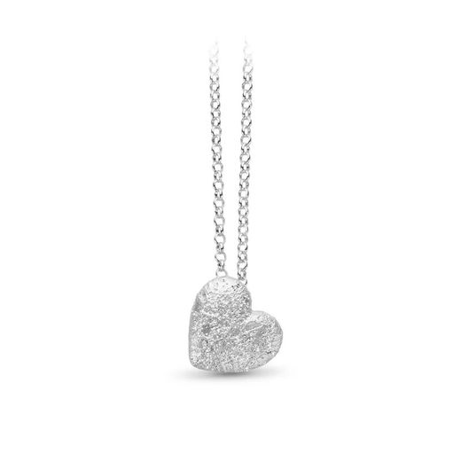 Silver Pendant Argent Basic 1.5x1.7cm PERM077 Heart