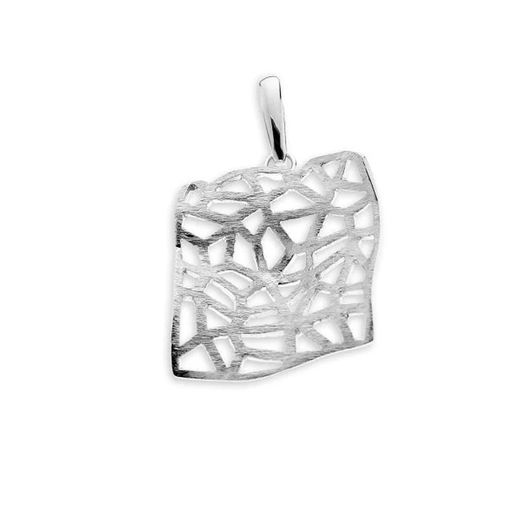 Colgante Plata Argent Basic 4cm PERM004 Calado