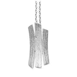 Colgante Plata Argent Basic 4x2cm PERM058 Gala Diamantado