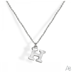 Colgante Plata Argent Basic CORV18H Letra H