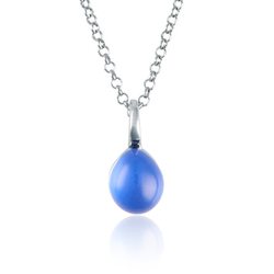 Colgante Plata Argent Basic Mujer PERJ005GA Lágrimas Cristal Azul