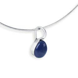 Colgante Plata Argent Basic Mujer PERJ005GI Lágrimas Cristal Indigo
