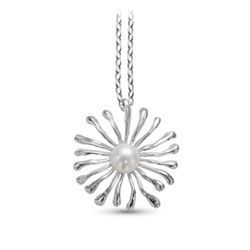 Colgante Plata Argent Basic Mujer PERM064P Anemona Perla