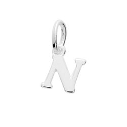 Colgante Plata Argyor MRM (AG)316527.N Letra N En Brillo