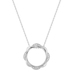 Colgante Plata Argyor MRM (AG)332775.1 Circulo Entorchado Circonitas