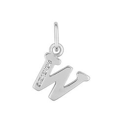 Colgante Plata Argyor MRM (AG)336286.1W Letra W C. Circonitas