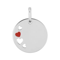 Colgante Plata Argyor MRM (AG)336451 Corazones Calados - Corazón Rojo