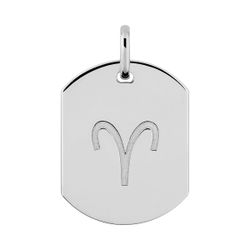 Colgante Plata Argyor MRM (AG)336471.1 Placa Zodiaco Aries