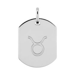 Colgante Plata Argyor MRM (AG)336471.2 Placa Zodiaco Tauro