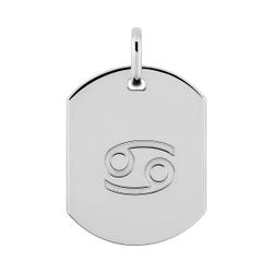 Colgante Plata Argyor MRM (AG)336471.4 Placa Zodiaco Cáncer