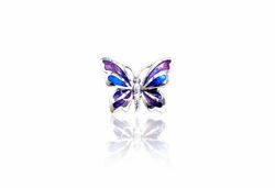 Colgante Plata Arior 1172804EPU Mariposa Azul Bicolor Morado