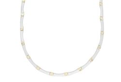 Colgante Liska Plata Bicolor Dorada LPZ200CL Circonitas