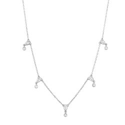 Colgante Plata Circonitas 9mm COZ0346RH 38+5cm