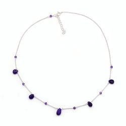 Colgante Plata COM0015PLAM Piedras Minerales Amatista