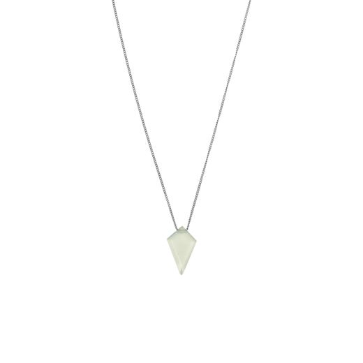 Colgante Plata Mujer COM0098RHCAXX Piedra Mineral Calcedonia