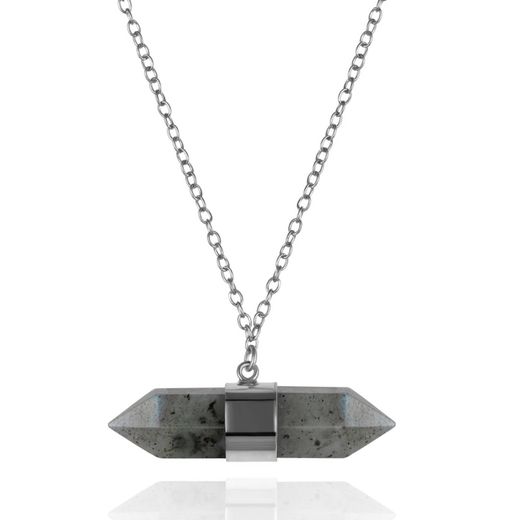 Colgante Plata COM0104RHLA Piedra Mineral Labradorita