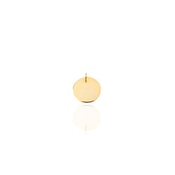 Colgante Plata Dorada 10mm CGL0078DOXX10 Chapa