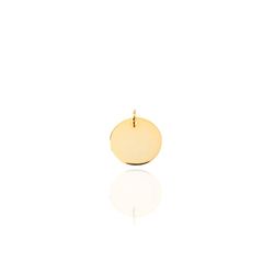Colgante Plata Dorada 12mm CGL0078DOXX12 Chapa