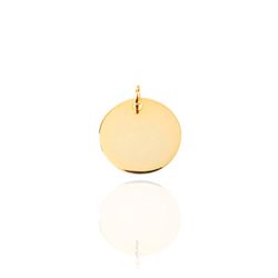 Colgante Plata Dorada 18mm CGL0078DOXX18 Chapa