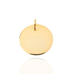 Colgante Plata Dorada 22mm CGL0078DOXX22 Chapa
