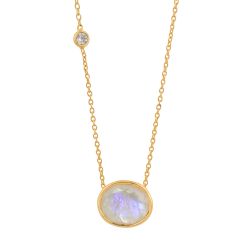 Colgante Plata Dorada COM0012DOPL Piedra Mineral Amatista