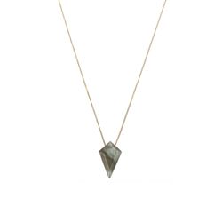 Colgante Plata Dorada Mujer COM0098DOLAXX Piedra Mineral Labradorita