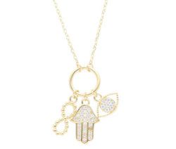 Colgante Plata Dorada Liska LAD3153CL-D Mano De Fátima