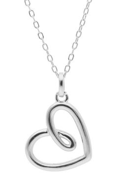 Colgante Plata Liska LAD3156CL Corazón En Brillo